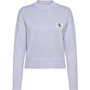 Calvin Ck Embro Badge Sweater S Blue S Calvin Ck Embro Badge Sweater S Blue S