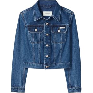 Calvin Cropped 90S Denim Jacket Indigo S Blue S Calvin Cropped 90S Denim Jacket Indigo S Blue S