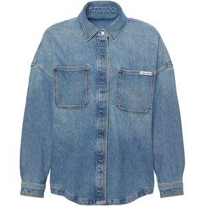 Calvin Denim Boyfriend Shirt Overnight XXS Blue XXS Calvin Denim Boyfriend Shirt Overnight XXS Blue XXS