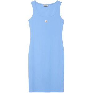 Calvin Sl Baby Rib Woven Label Square N S Blue S Calvin Sl Baby Rib Woven Label Square N S Blue S