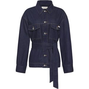 Calvin Whs Cinched Jacket Rinse L Navy L Calvin Whs Cinched Jacket Rinse L Navy L
