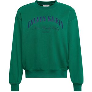Calvin Logo Graphic Crewneck Sweatshirt M Green M Calvin Logo Graphic Crewneck Sweatshirt M Green M