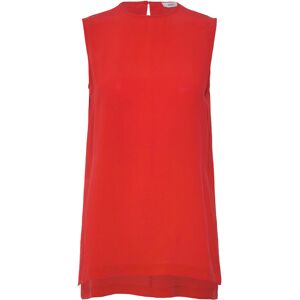 Closed Slit Top Shirts & Blouses Fiery Red XS Red XS Closed Slit Top Shirts & Blouses Fiery Red XS Red XS
