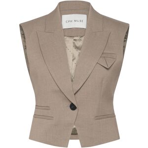 Copenhagen Muse Cmtailor-Waistcoat M Beige M Copenhagen Muse Cmtailor-Waistcoat M Beige M