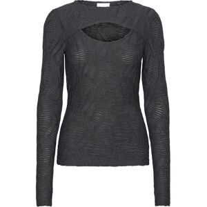 Coster Copenhagen Long Sleeve T-Shirt With Structure 34 Black 34 Coster Copenhagen Long Sleeve T-Shirt With Structure 34 Black 34