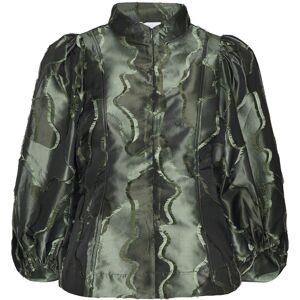 Coster Copenhagen Top With Wide Sleeves 34 Green 34 Coster Copenhagen Top With Wide Sleeves 34 Green 34