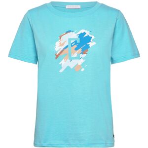 Coster Copenhagen T-Shirt With Paint Mix - Mid Sleeve XS Blue XS Coster Copenhagen T-Shirt With Paint Mix - Mid Sleeve XS Blue XS