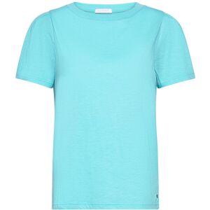 Coster Copenhagen T-Shirt With Pleats XS Blue XS Coster Copenhagen T-Shirt With Pleats XS Blue XS