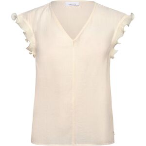 Coster Copenhagen Top With Ruffles In V-Neck 40 Cream 40 Coster Copenhagen Top With Ruffles In V-Neck 40 Cream 40