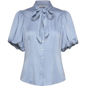 Coster Copenhagen Blouse With Ribbon Collar 42 Blue 42 Coster Copenhagen Blouse With Ribbon Collar 42 Blue 42