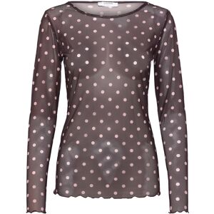 Coster Copenhagen Eve Mesh Blouse S Brown S Coster Copenhagen Eve Mesh Blouse S Brown S