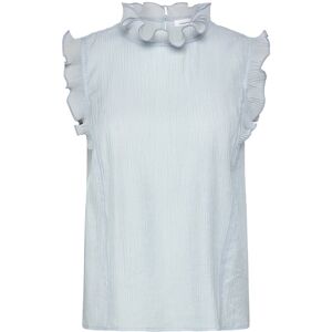 Coster Copenhagen Top With Ruffles 44 Blue 44 Coster Copenhagen Top With Ruffles 44 Blue 44