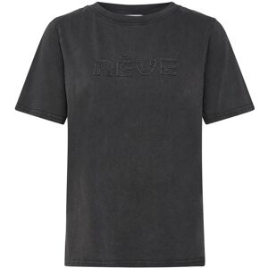 Coster Copenhagen Reve Washed T-Shirt - Mid Sleeve L Black L Coster Copenhagen Reve Washed T-Shirt - Mid Sleeve L Black L