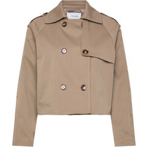 Coster Copenhagen Short Trench Jacket 34 Beige 34 Coster Copenhagen Short Trench Jacket 34 Beige 34