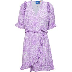 crās Haleycras Wrap Dress 34 Purple 34 crās Haleycras Wrap Dress 34 Purple 34