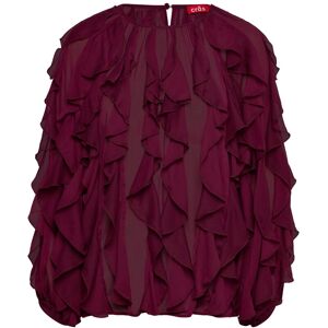 crās Ryacras Blouse 34 Burgundy 34 crās Ryacras Blouse 34 Burgundy 34