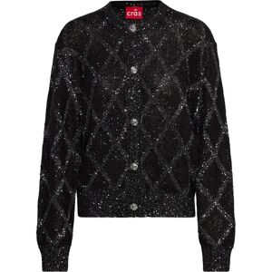 crās Glitzcras Knit Cardigan 34 Black 34 crās Glitzcras Knit Cardigan 34 Black 34