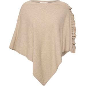 Cream Odettecr Poncho ONE SIZE Beige ONE SIZE Cream Odettecr Poncho ONE SIZE Beige ONE SIZE