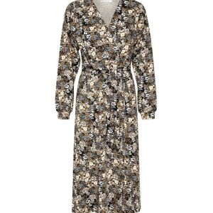 Cream Cranett Midi Dress - Zally Fit S Black S Cream Cranett Midi Dress - Zally Fit S Black S