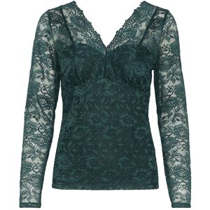 Cream Crglaze Blouse W. Lining XL Green XL Cream Crglaze Blouse W. Lining XL Green XL
