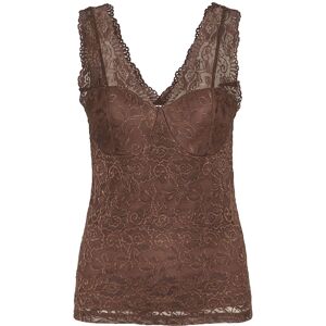Cream Crglaze Long Top XS Brown XS Cream Crglaze Long Top XS Brown XS