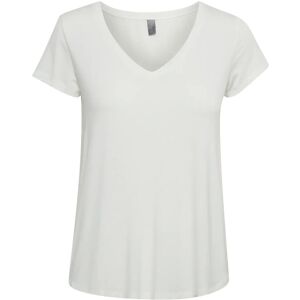 Culture Cupoppy V-Neck T-Shirt L White L Culture Cupoppy V-Neck T-Shirt L White L