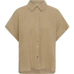 Culture Cumyra Elina Ss Shirt M Khaki M Culture Cumyra Elina Ss Shirt M Khaki M