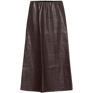 Culture Culilli Pu Skirt M Brown M Culture Culilli Pu Skirt M Brown M
