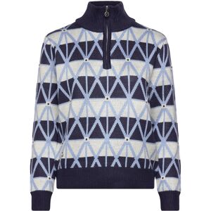 Daily Sports Argyle Half Neck Pullover Lined XL Navy XL Daily Sports Argyle Half Neck Pullover Lined XL Navy XL