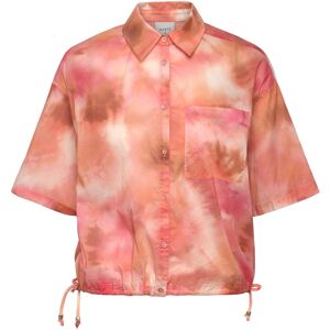 Dante6 -Bardot Cropped Printed Shirt 36 Orange 36 Dante6 -Bardot Cropped Printed Shirt 36 Orange 36