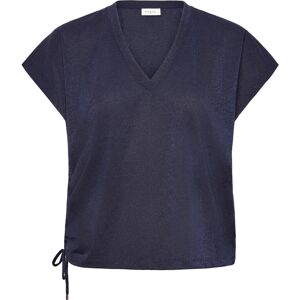 Dante6 -Guizy Lurex Detailed Top L Navy L Dante6 -Guizy Lurex Detailed Top L Navy L
