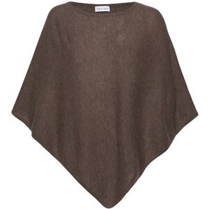 Davida Cashmere Triangle Poncho ONE SIZE Brown ONE SIZE Davida Cashmere Triangle Poncho ONE SIZE Brown ONE SIZE