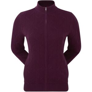 FootJoy Full-Zip Lined Pullover M Burgundy M FootJoy Full-Zip Lined Pullover M Burgundy M