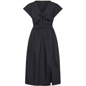 French Connection Barletta Poplin Tie Midi Dress XS Navy XS French Connection Barletta Poplin Tie Midi Dress XS Navy XS