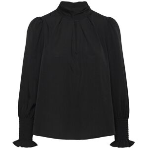 French Connection Crepe Light High Nk L.s Top S Black S French Connection Crepe Light High Nk L.s Top S Black S