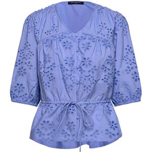 French Connection Cambria Cotton Ss Broderie Top 34 Blue 34 French Connection Cambria Cotton Ss Broderie Top 34 Blue 34