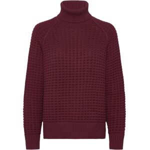 French Connection Keya Popcorn Ls High Nk Jumper S Burgundy S French Connection Keya Popcorn Ls High Nk Jumper S Burgundy S