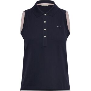 Gant Contrast Collar Sleeveless Pique M Navy M Gant Contrast Collar Sleeveless Pique M Navy M