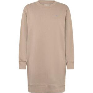 Gant Shield C-Neck Sweat Dress XS Beige XS Gant Shield C-Neck Sweat Dress XS Beige XS