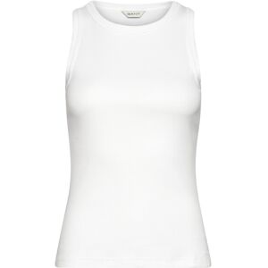 Gant High Neck Rib Tank Top L White L Gant High Neck Rib Tank Top L White L