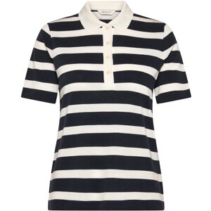 Gant Reg Striped Ss Polo L Navy L Gant Reg Striped Ss Polo L Navy L
