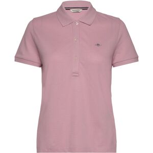 Gant Reg Shield Logo Ss Pique L Purple L Gant Reg Shield Logo Ss Pique L Purple L