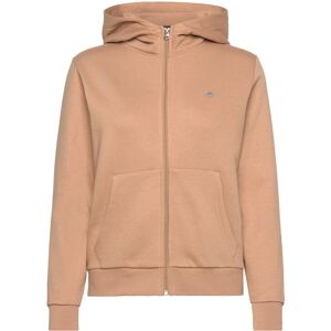 Gant Reg Shield Logo Zip Hoodie L Beige L Gant Reg Shield Logo Zip Hoodie L Beige L