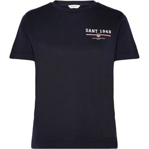 Gant Reg Graphic Ss T-Shirt XXL Navy XXL Gant Reg Graphic Ss T-Shirt XXL Navy XXL