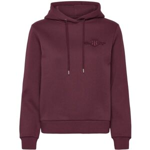 Gant Reg Tonal Shield Hoodie S Burgundy S Gant Reg Tonal Shield Hoodie S Burgundy S