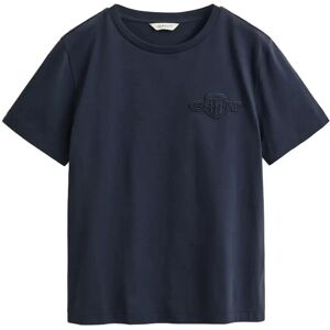 Gant Reg Tonal Shield Ss T-Shirt XXL Navy XXL Gant Reg Tonal Shield Ss T-Shirt XXL Navy XXL