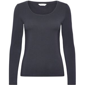 Gant Slim Cot/Ela Ls Scoop Neck Top XS Navy XS Gant Slim Cot/Ela Ls Scoop Neck Top XS Navy XS