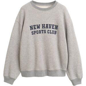 Gant Graphic C-Neck Sweat S Grey S Gant Graphic C-Neck Sweat S Grey S