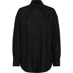 Gant Os Linen Shirt 38 Black 38 Gant Os Linen Shirt 38 Black 38