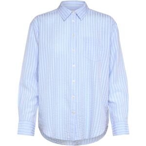 Gant Rel Tonal Striped Seersucker Shirt 44 Blue 44 Gant Rel Tonal Striped Seersucker Shirt 44 Blue 44